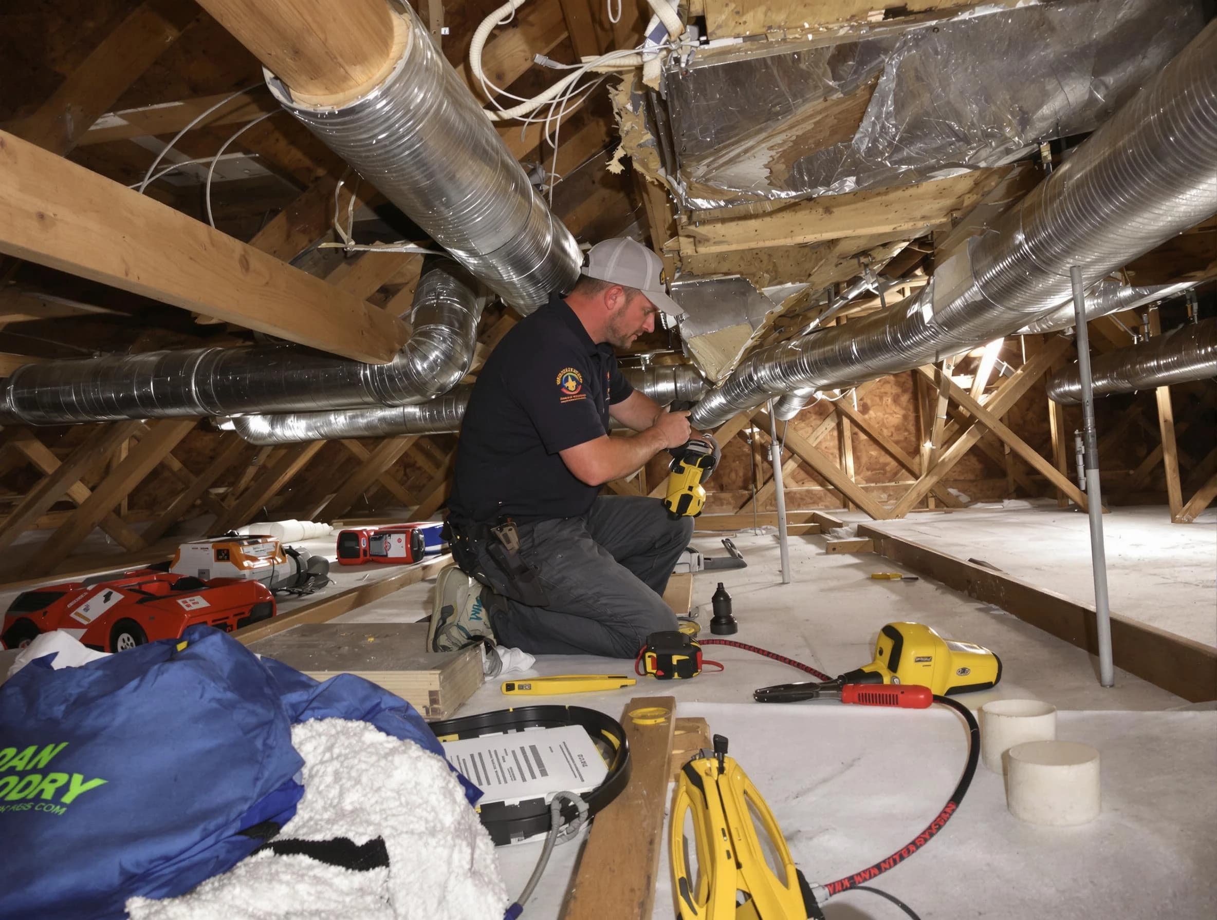 Professional air duct repair by Frederick Air Duct Cleaning in Frederick