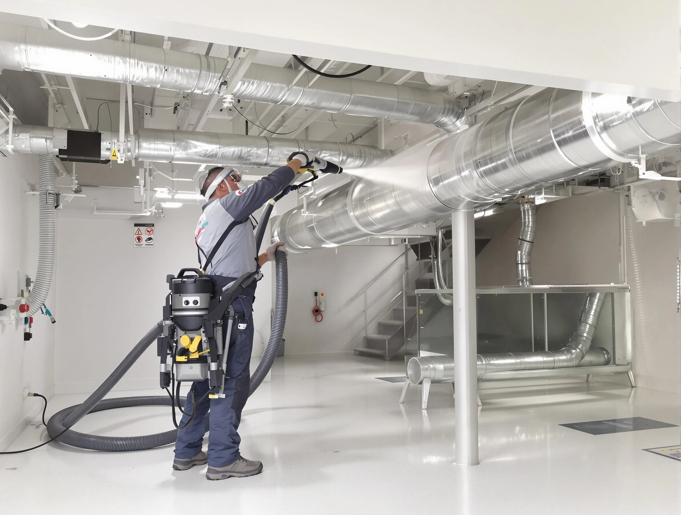 Professional central duct cleaning by Frederick Air Duct Cleaning in Frederick