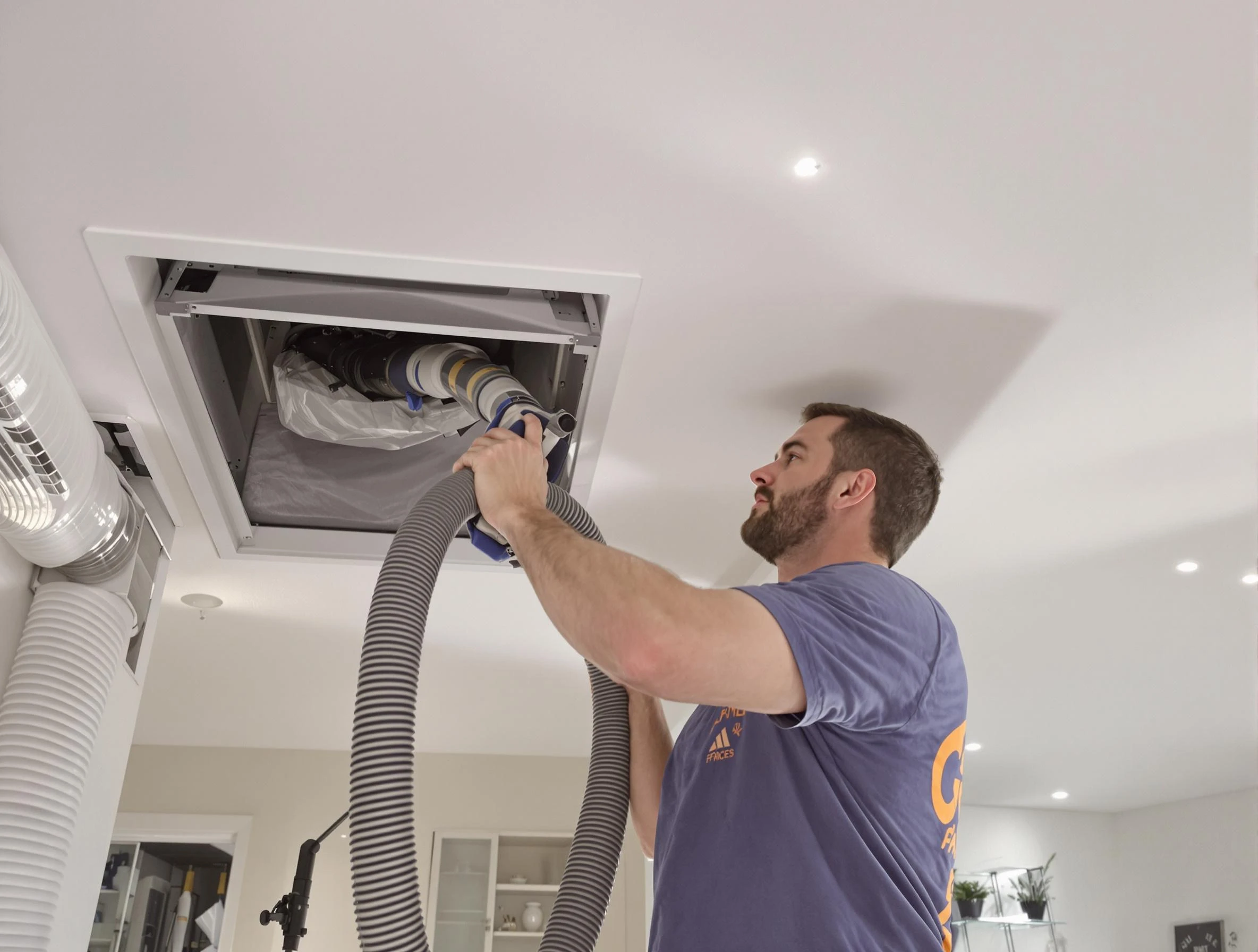 Precision indoor duct cleaning by Frederick Air Duct Cleaning in Frederick